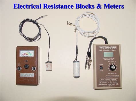 Irrigation Management: Using Electrical Resistance Blocks to Mea